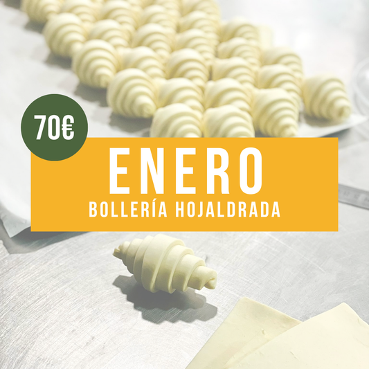 Curso de Bollería Hojaldrada ENERO (Reserva tu plaza por 20€)