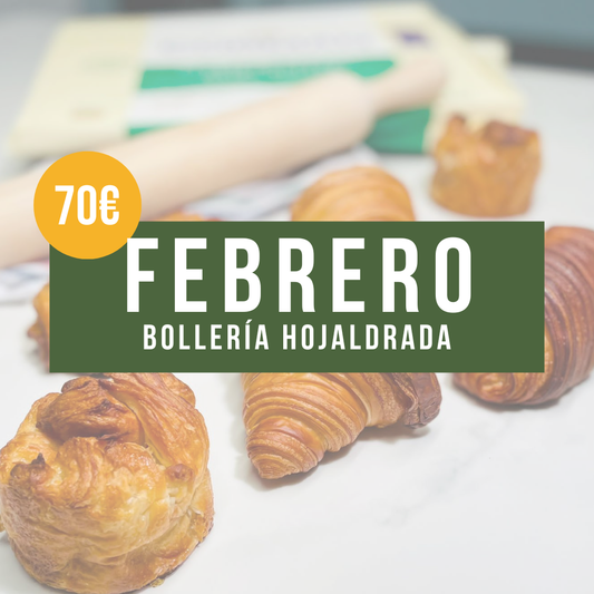 Curso de Bollería Hojaldrada FEBRERO (Reserva tu plaza por 20€)